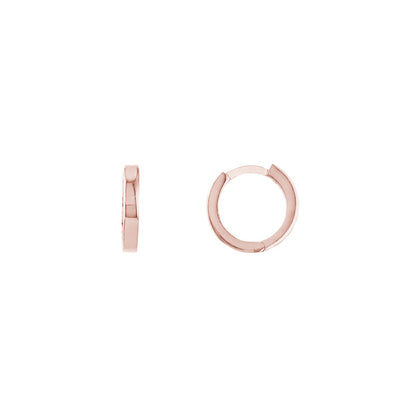 14kR 10.7mm Square Huggie TM022352-14K