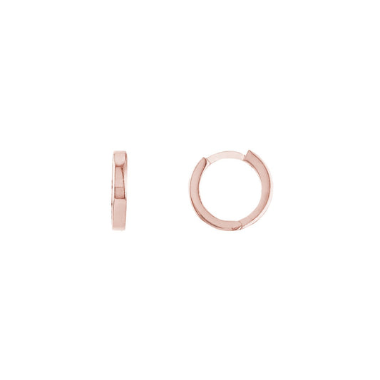 14kR 10.7mm Square Huggie TM022352-14K