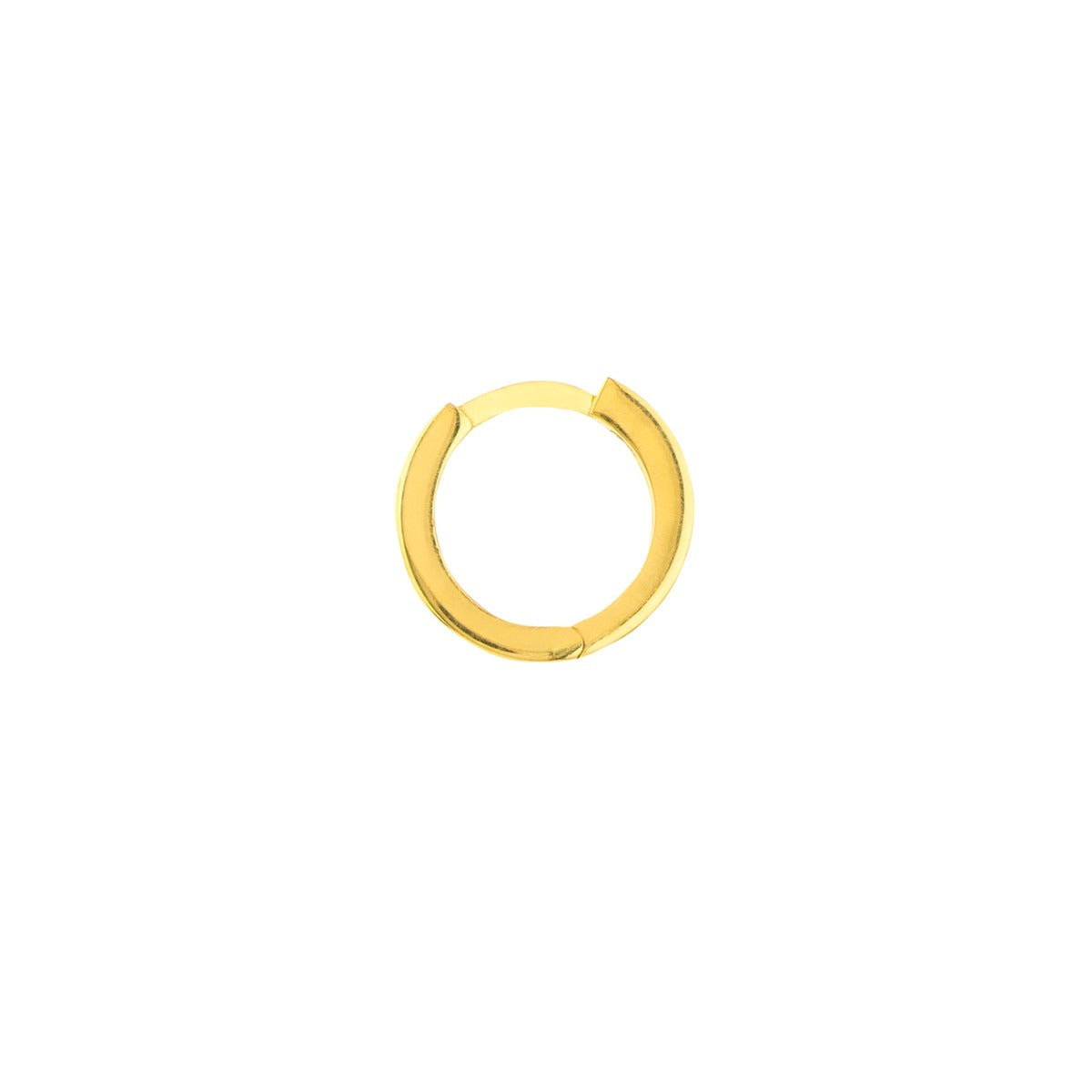 14kY 10.7mm Square Huggie TM022352-14Y