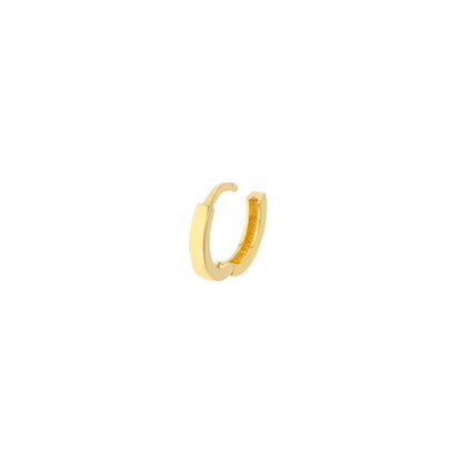14kY 10.7mm Square Huggie TM022352-14Y