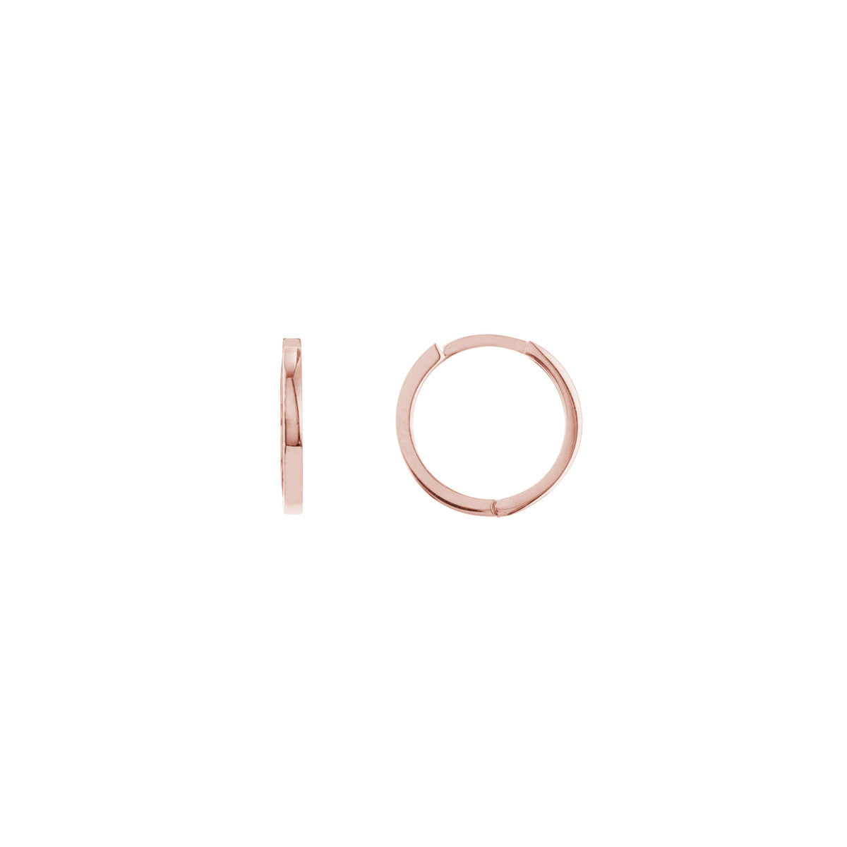 14kR 14.25mm Square Huggie TM022354-14K