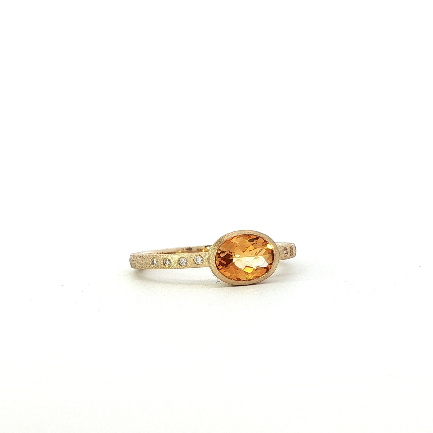 14kY .78ct Citrine .02cttw Diamond Ring AR77575CT - 220Y