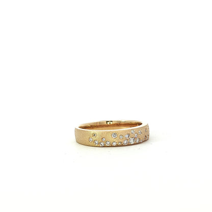 14kY .21cttw Diamond Flush Set Ring AA70114D-201Y