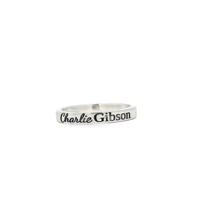 SS 3mm Engravable Band Sample - 7.5