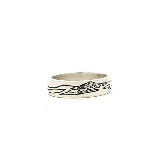SS Mountain Line Ring - 8