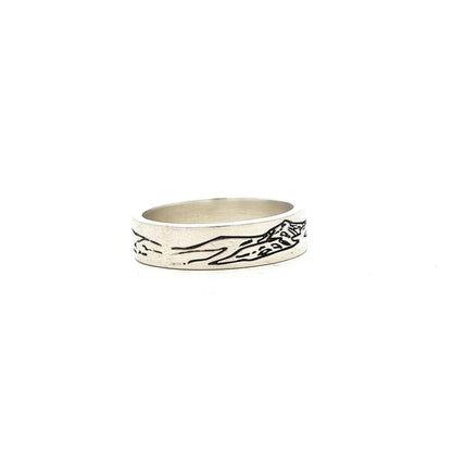 SS Mountain Line Ring - 8