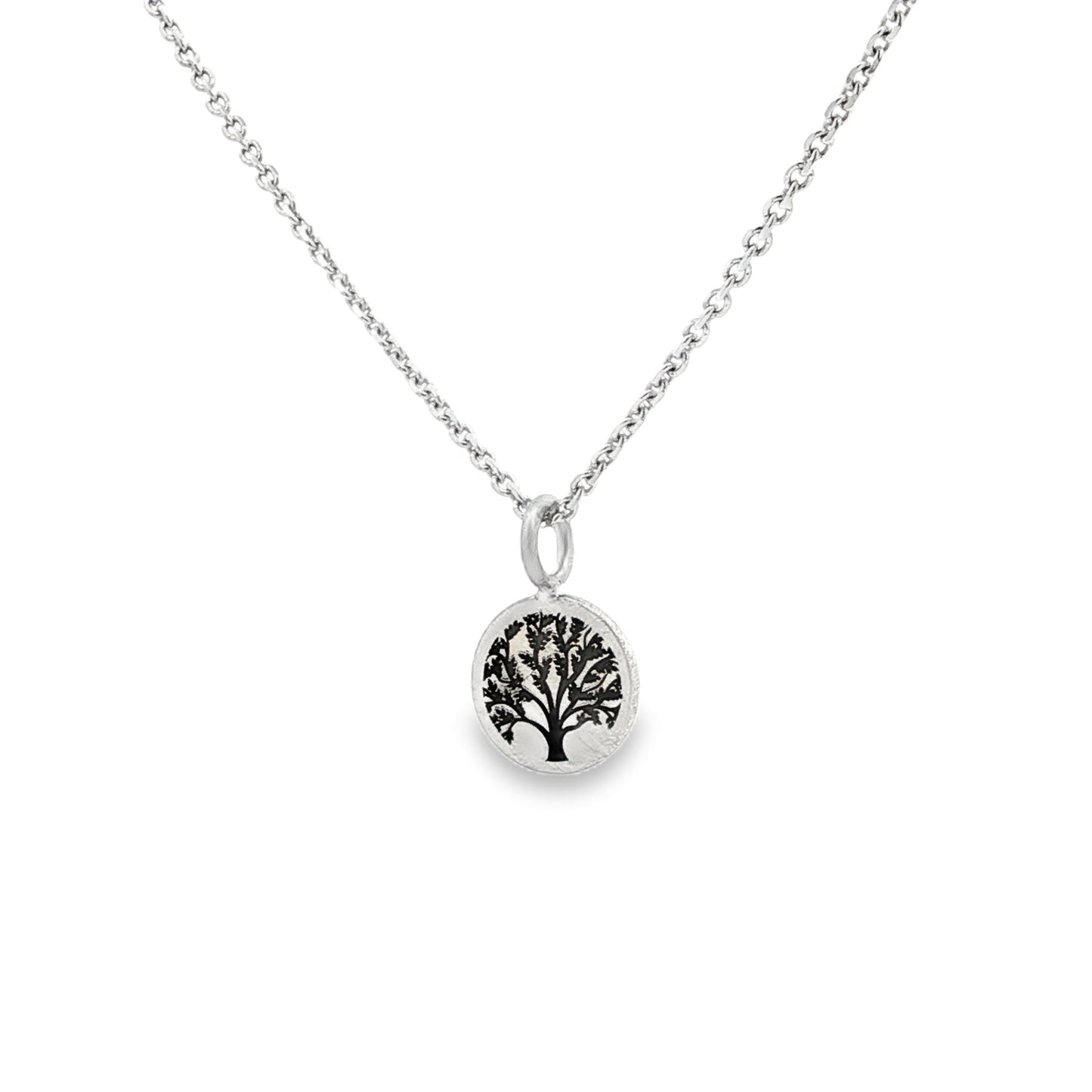 SS Mini Family Tree Pendant - 9mm