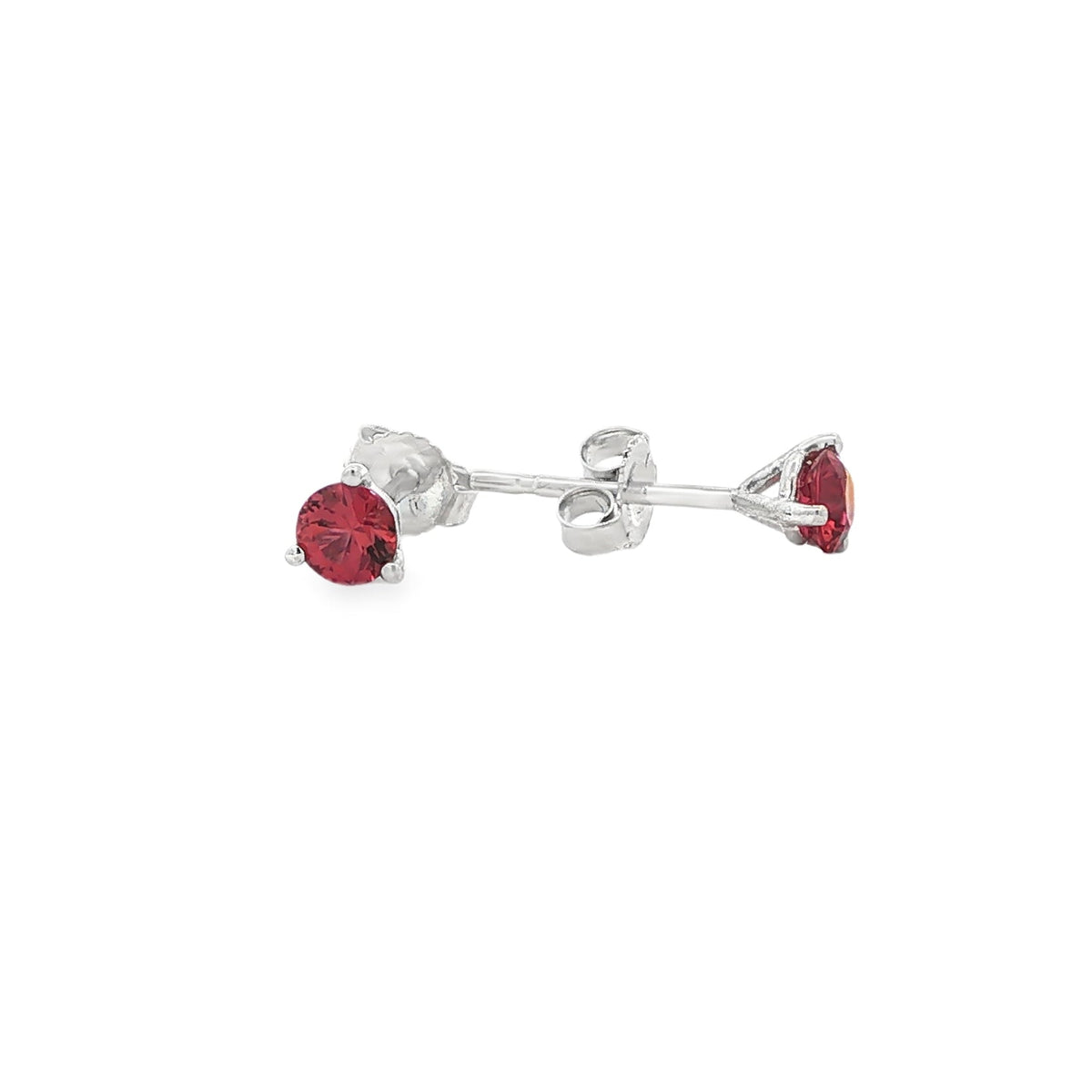 18kW .60cttw Ruby Stud