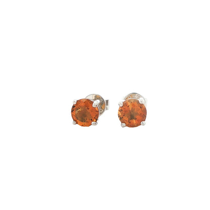 SS 5mm Citrine Stud
