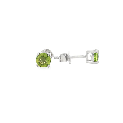SS 5mm Peridot Stud