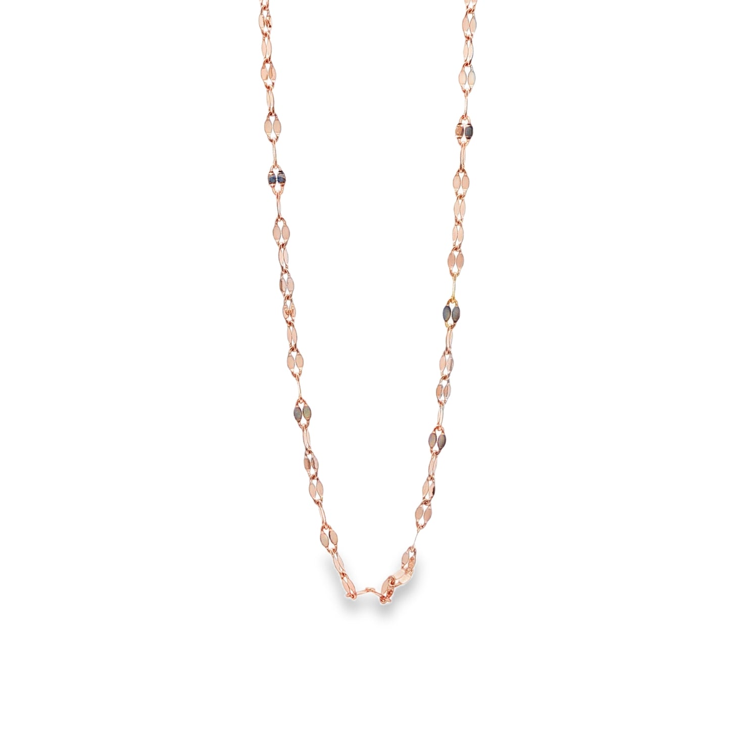 14kR Sparkle Chain Necklace SC55026314GO