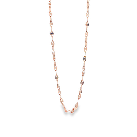 14kR Sparkle Chain Necklace SC55026314GO