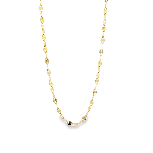 14kY Sparkle Chain Necklace SC55026313GO