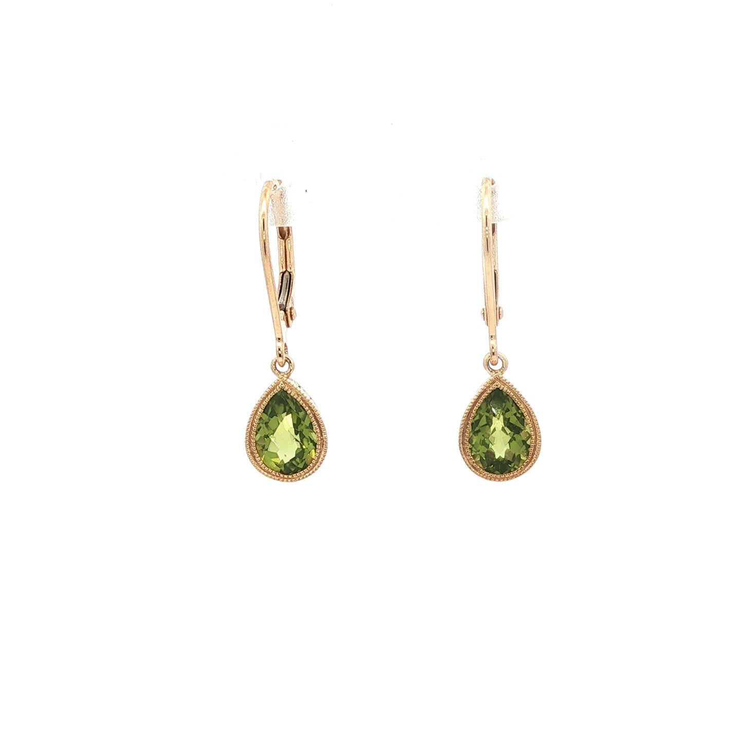 14kY 1.81cttw Peridot Earring TEA7592NPE