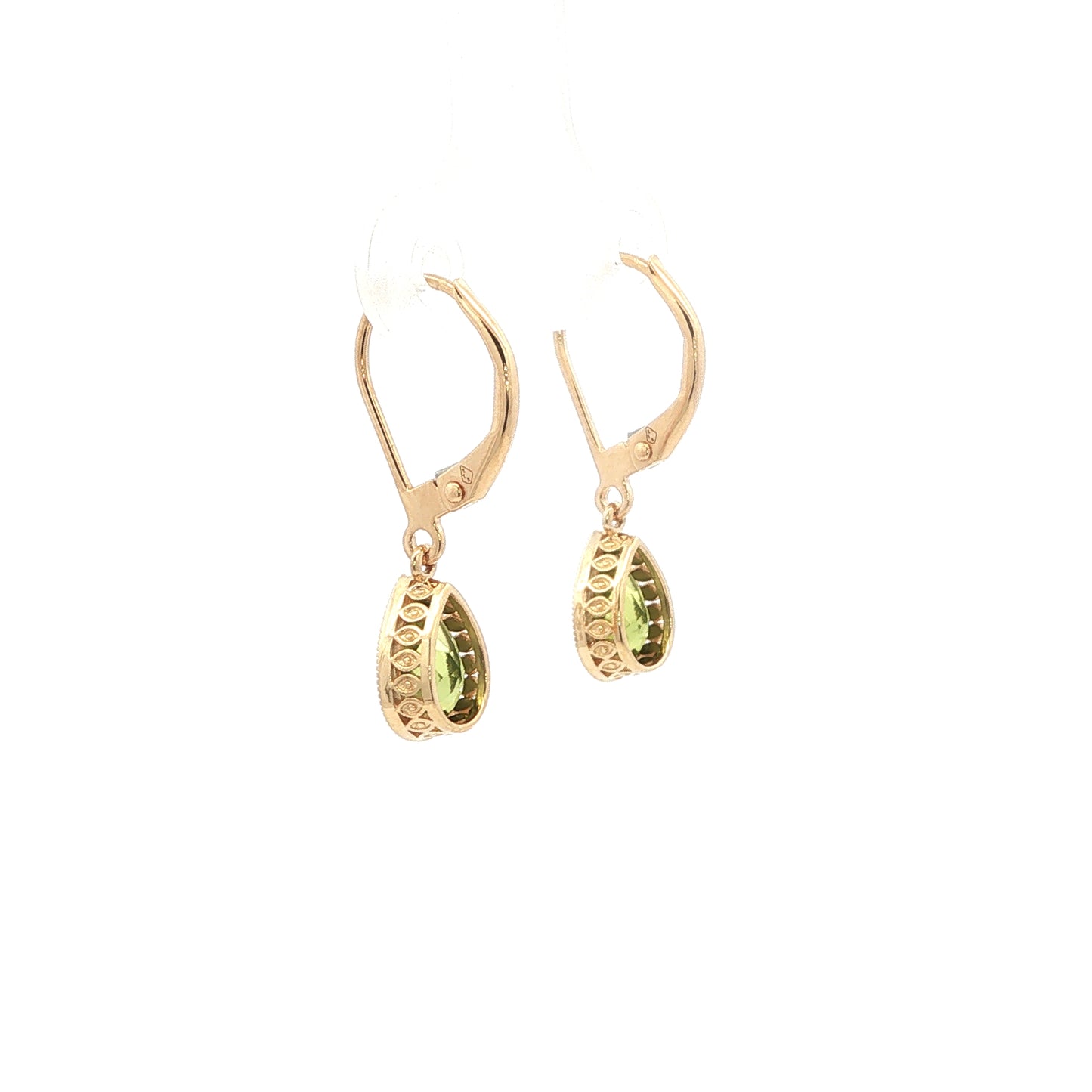 14kY 1.81cttw Peridot Earring TEA7592NPE