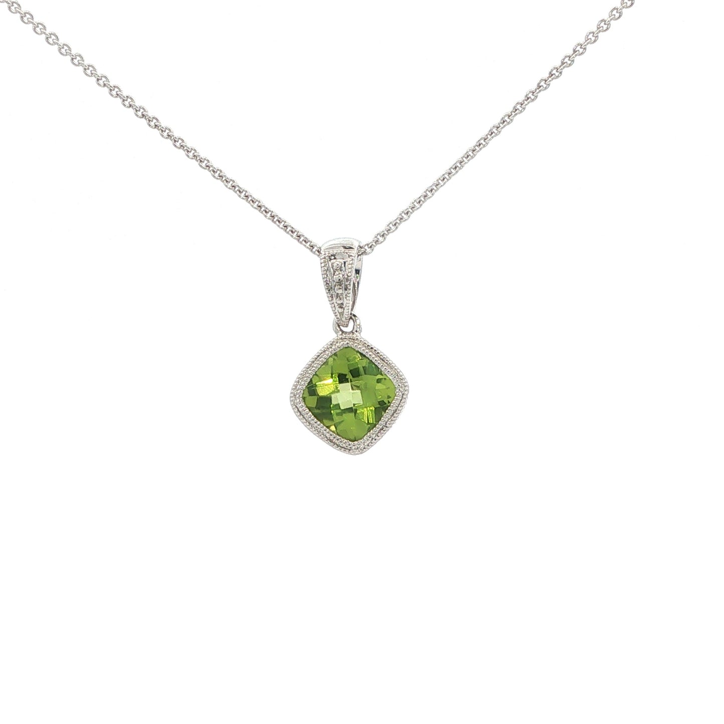 14kW 1.04ct Peridot Pendant TPA2056CPE