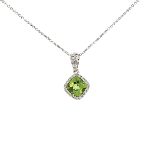 14kW 1.04ct Peridot Pendant TPA2056CPE