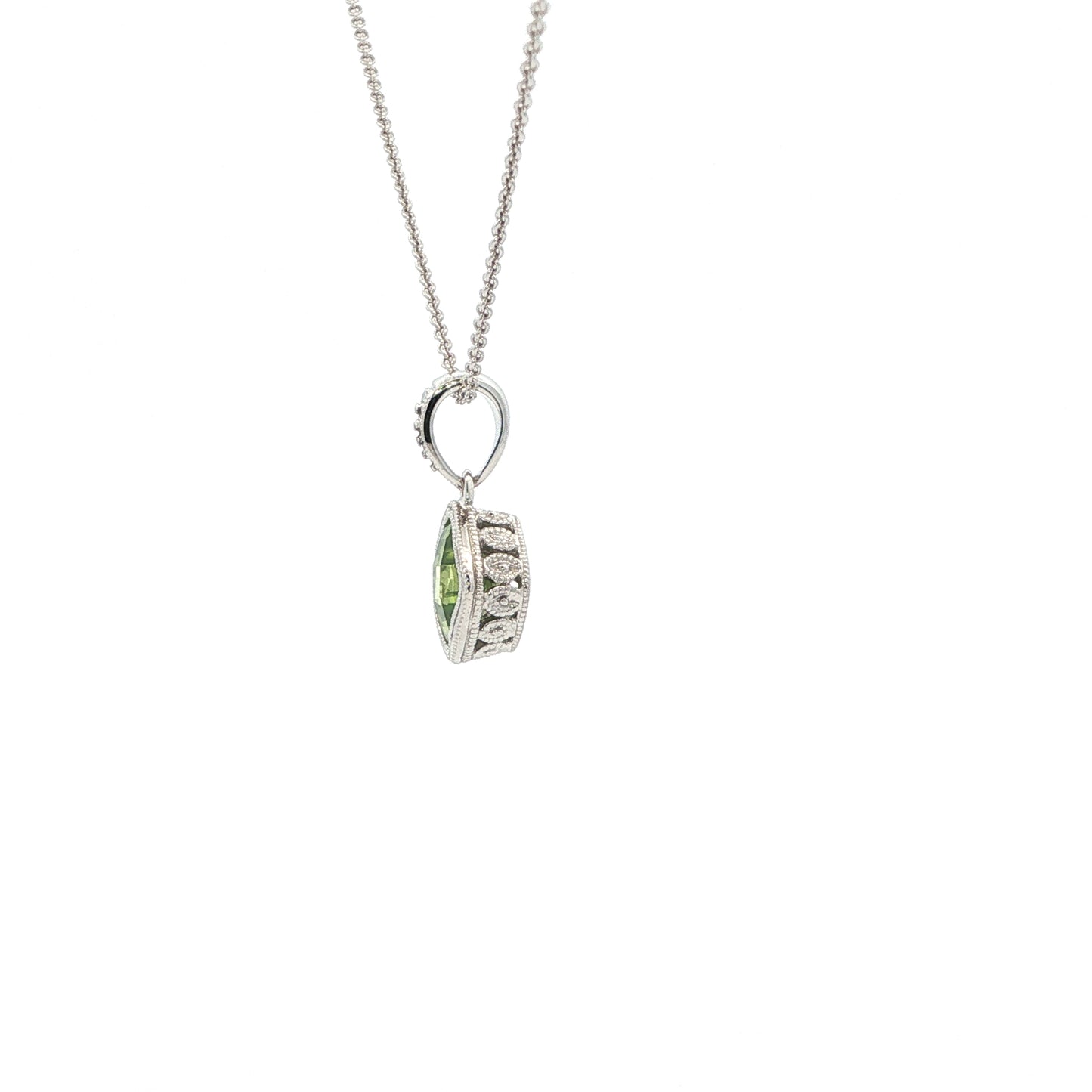 14kW 1.04ct Peridot Pendant TPA2056CPE