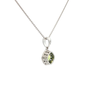 14kW 1.04ct Peridot Pendant TPA2056CPE