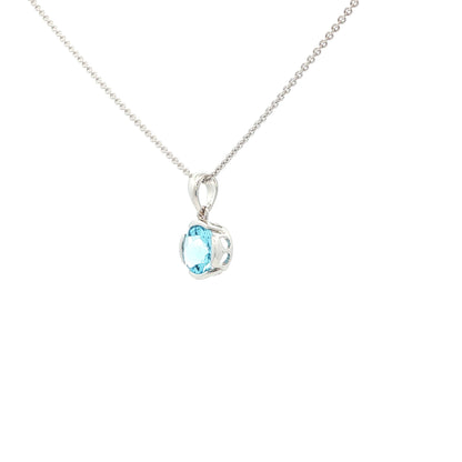 14kW .95ct Blue Topaz Pendant TPA2226CBT