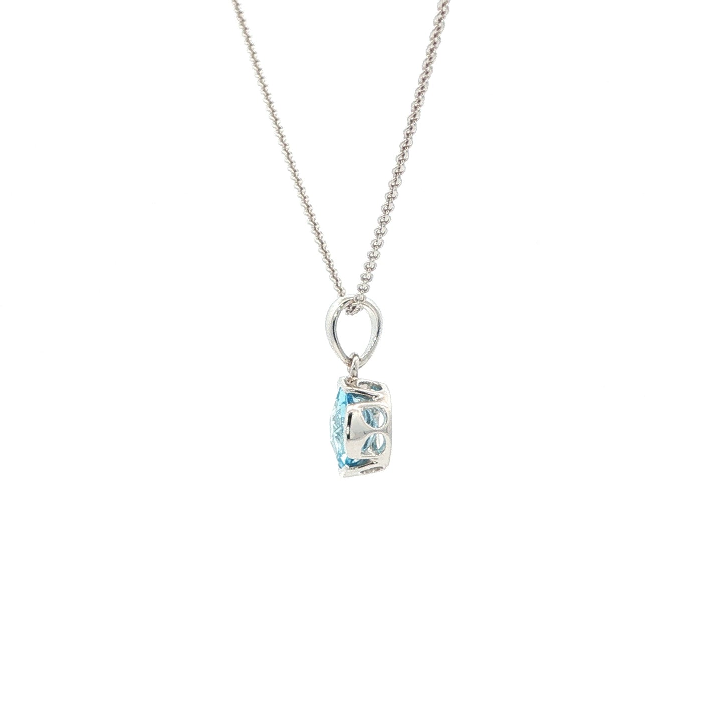 14kW .95ct Blue Topaz Pendant TPA2226CBT