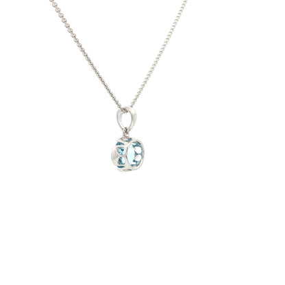 14kW .95ct Blue Topaz Pendant TPA2226CBT