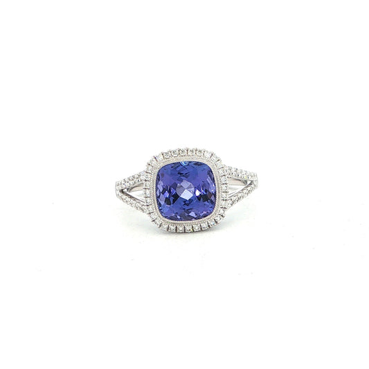 14kW 2.36ct Tanzanite .33cttw Diamond Ring TR196874CTN - 6.5