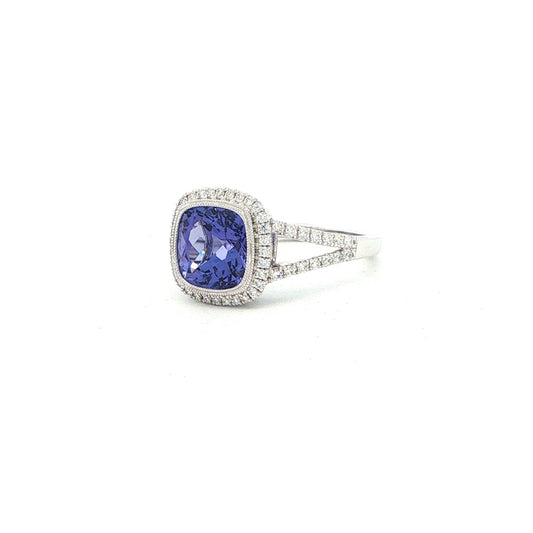 14kW 2.36ct Tanzanite .33cttw Diamond Ring TR196874CTN - 6.5