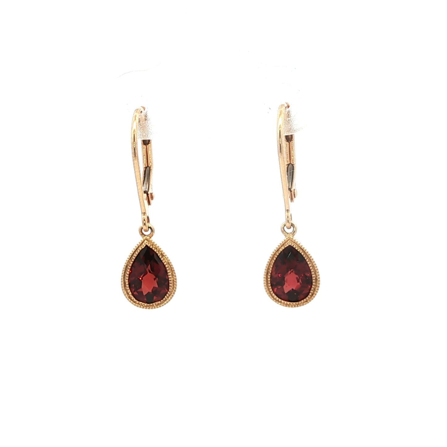 14kY 1.87cttw Garnet Earring TEA7592NGA