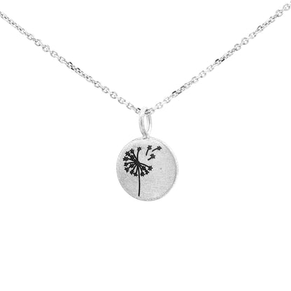 SS 13mm Dandelion Pendant