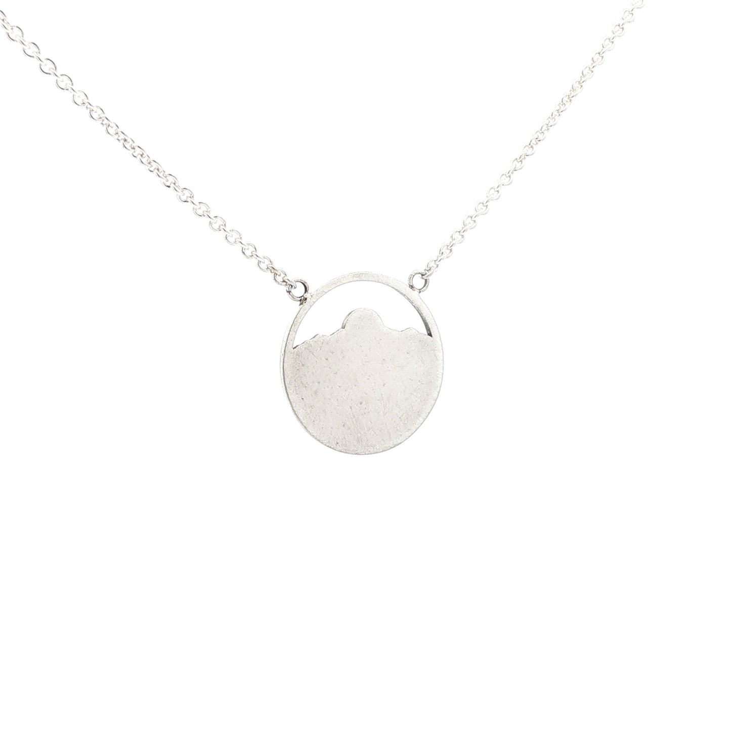 SS Mountain Range Necklace - 18"