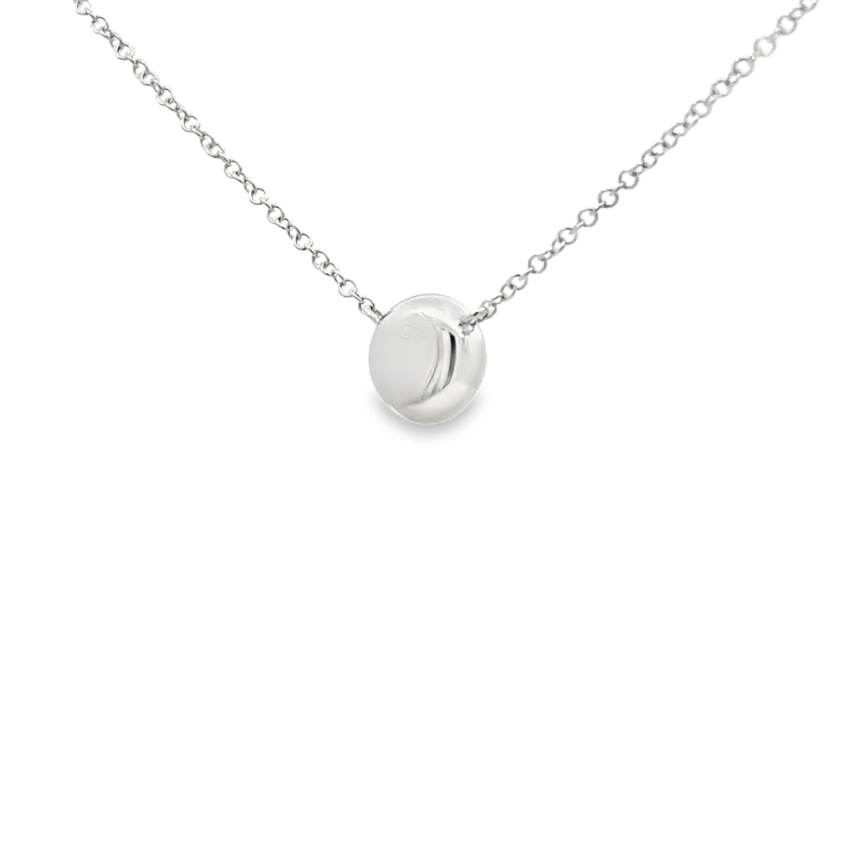 14kW .50ct Diamond Bezel Necklace CU55002281