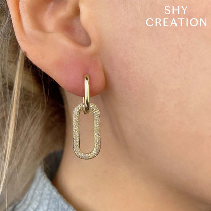 14kY .71cttw Diamond Pavé Dangle SC55023209
