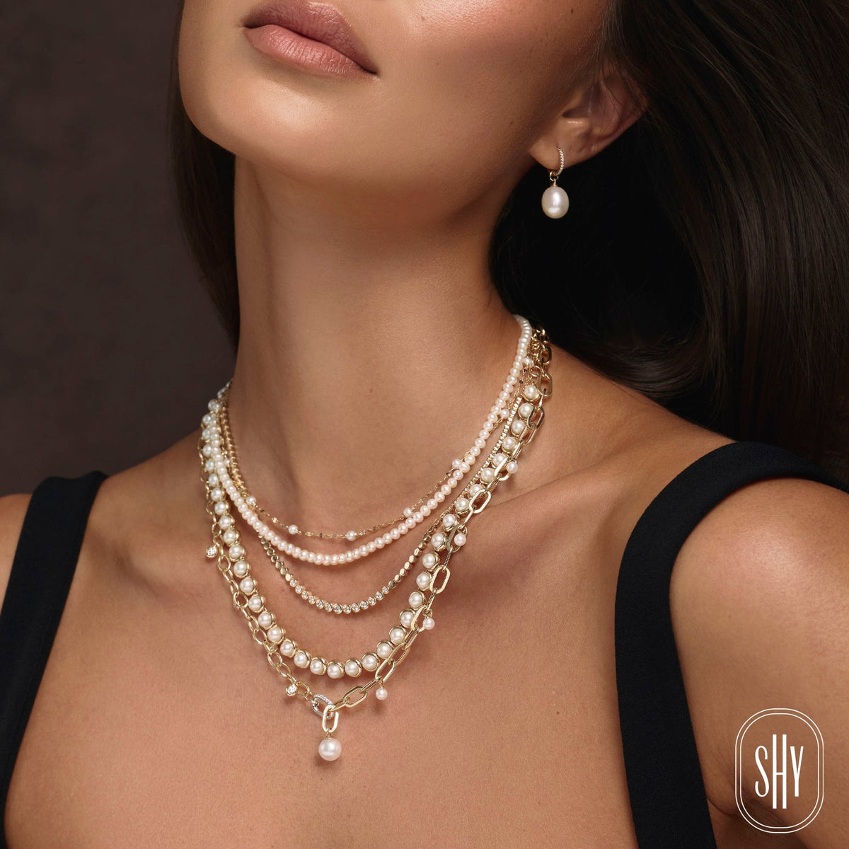 14kW Cultured Pearl .06cttw Diamond Earring SC55023675