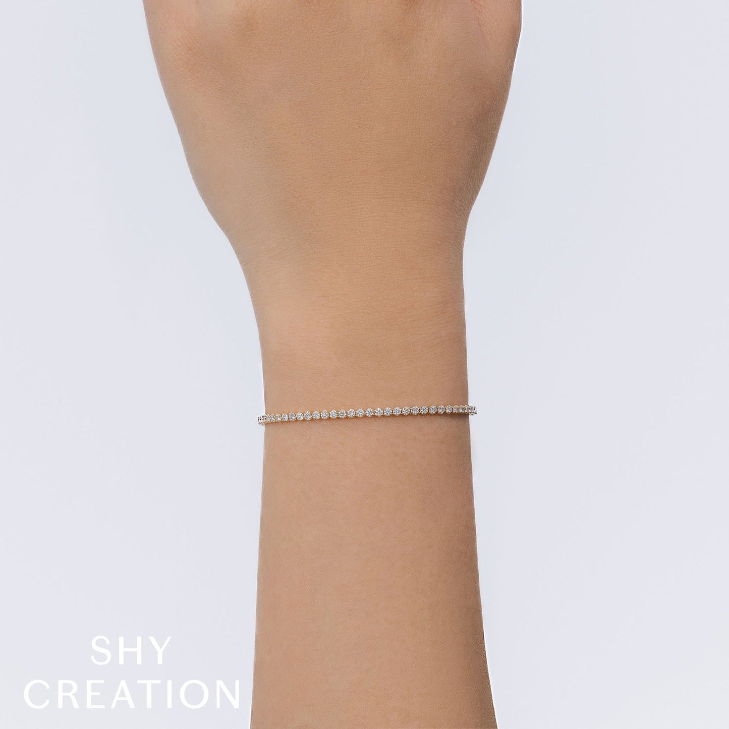 14kW 1.91cttw Diamond Tennis Bracelet SC55024344