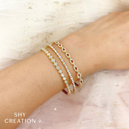 14kW 1.07ct Diamond Bezel Bangle SC55021160ZM