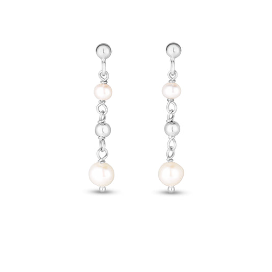 SS Pearl Chain Drop Earring AGER14625