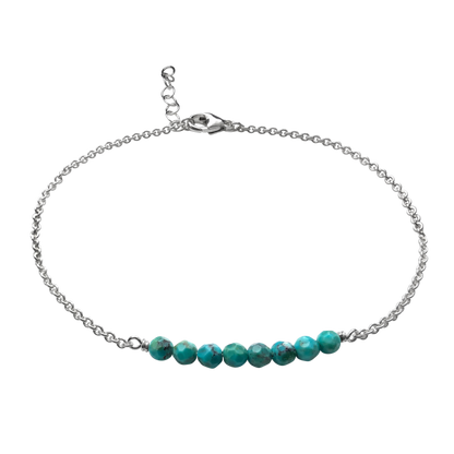 SS Gypsy Anklet w/ Turquoise AN90512T