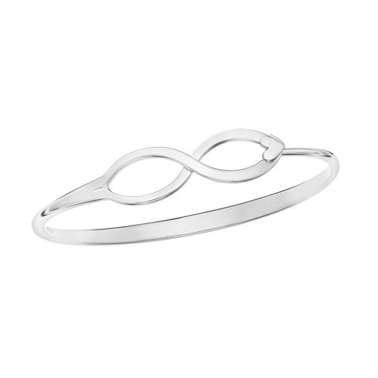 SS Endless Bracelet w/ Heart BR54312HT-LM