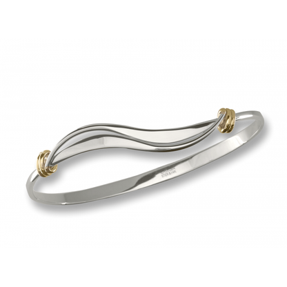 SS/YG Wave Bracelet BR67742W-LM