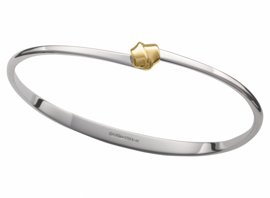 SS/YG Petite Love Knot Bracelet BR68142W-LM