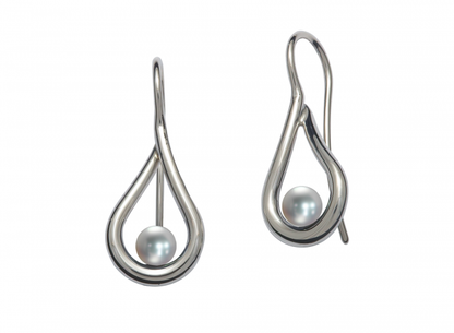 SS Mana White Pearl Earring EA32512P