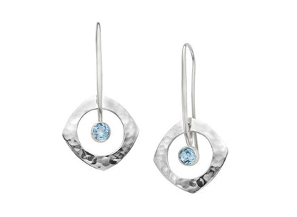 SS Blue Topaz Diva Earring EA47012BT
