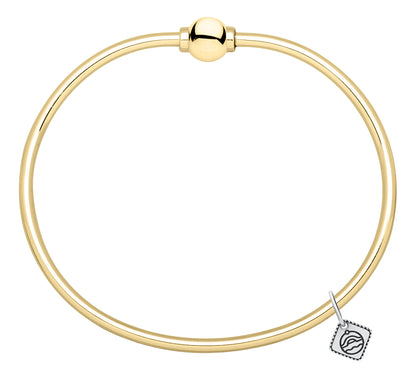 Yellow Gold Filled Single Bead Bracelet FB6500-70
