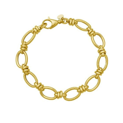 14kY Italian Cable Link Chain Bracelet GC19081-0725