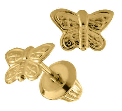 14kY Butterfly Earring GE218