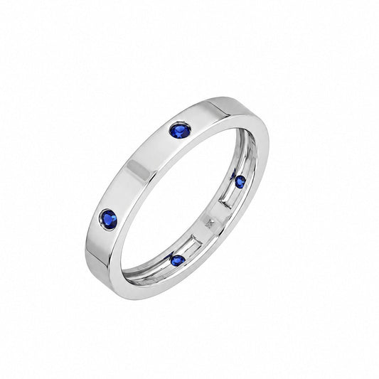 14kW .17cttw Blue Sapphire Eternity Band CU55002243EZ5.5