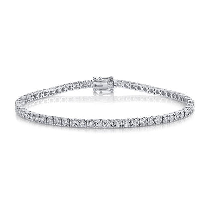 14kW 1cttw Diamond Tennis Bracelet SC55002949 - 7"