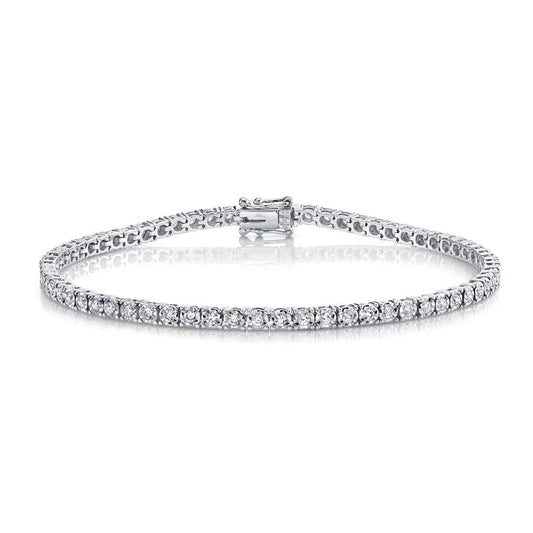 14kW 1cttw Diamond Tennis Bracelet SC55002949 - 7"