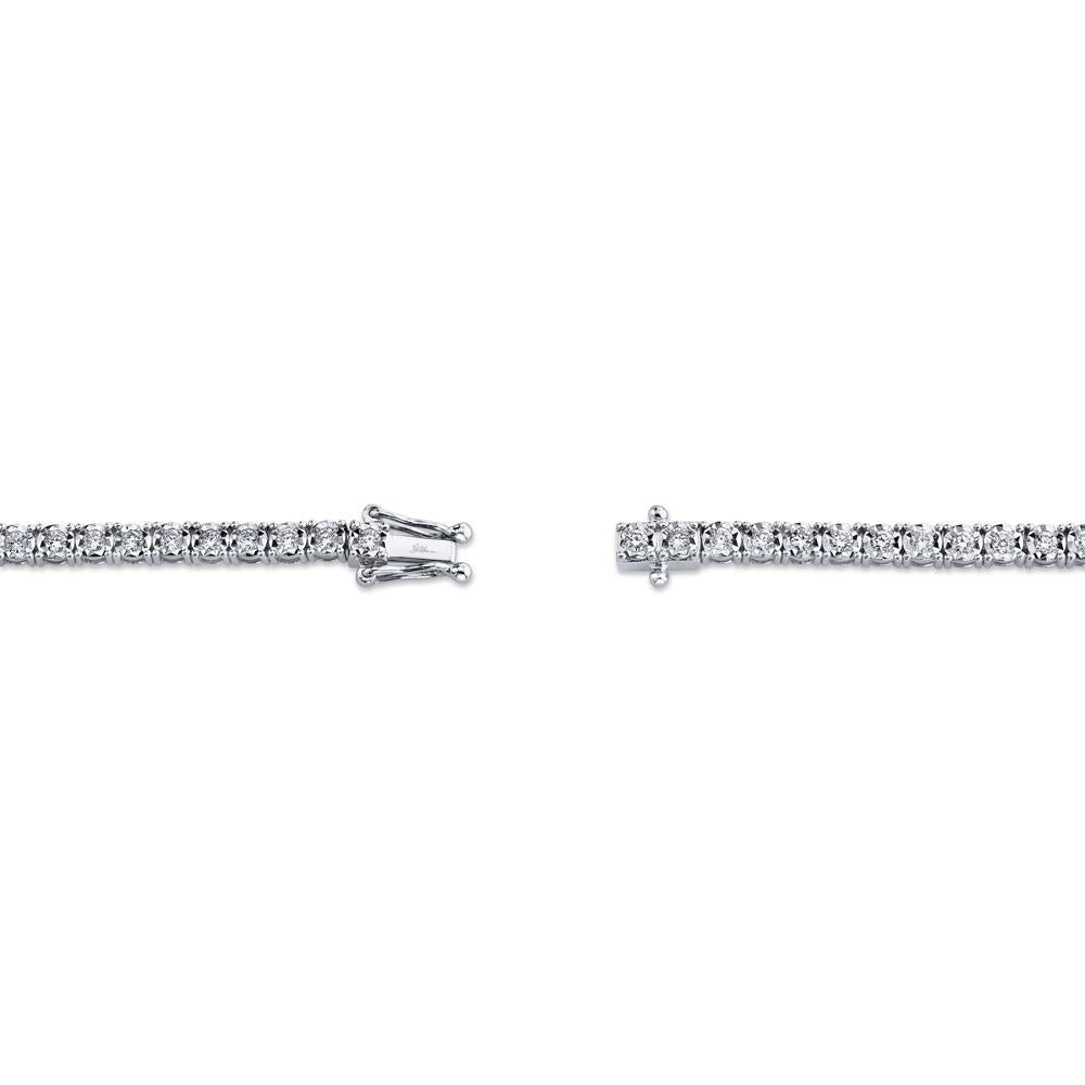 14kW 1cttw Diamond Tennis Bracelet SC55002949 - 7"